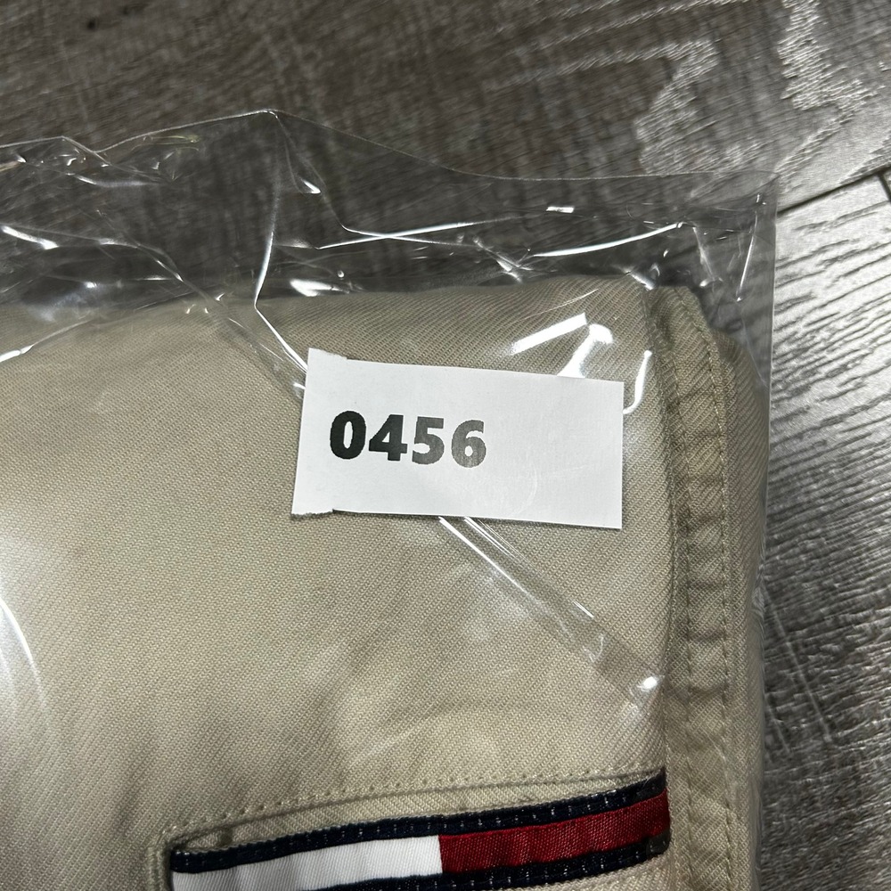 Tommy Jeans Mens 31x32 Khaki Chino Pants Vintage Y2K Straight Leg Tan 0250288 - Picture 11 of 11